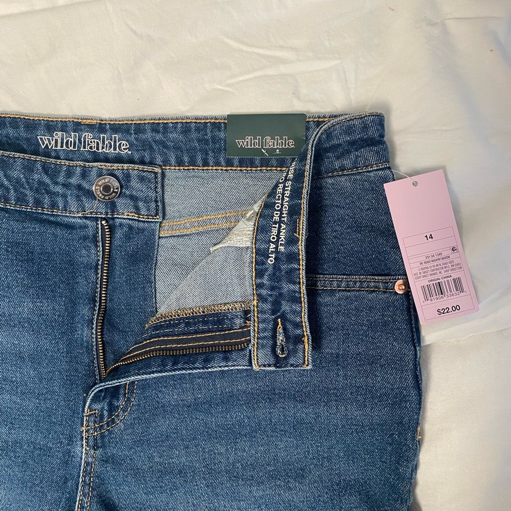 Wild Fable High Rise Straight Jean